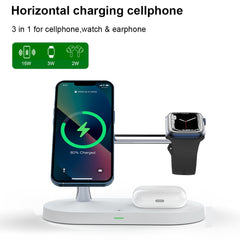 ✔ 3 en 1 wireless magsafe charger stand