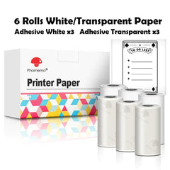 Phomemo Thermal Paper Sticker Rolls